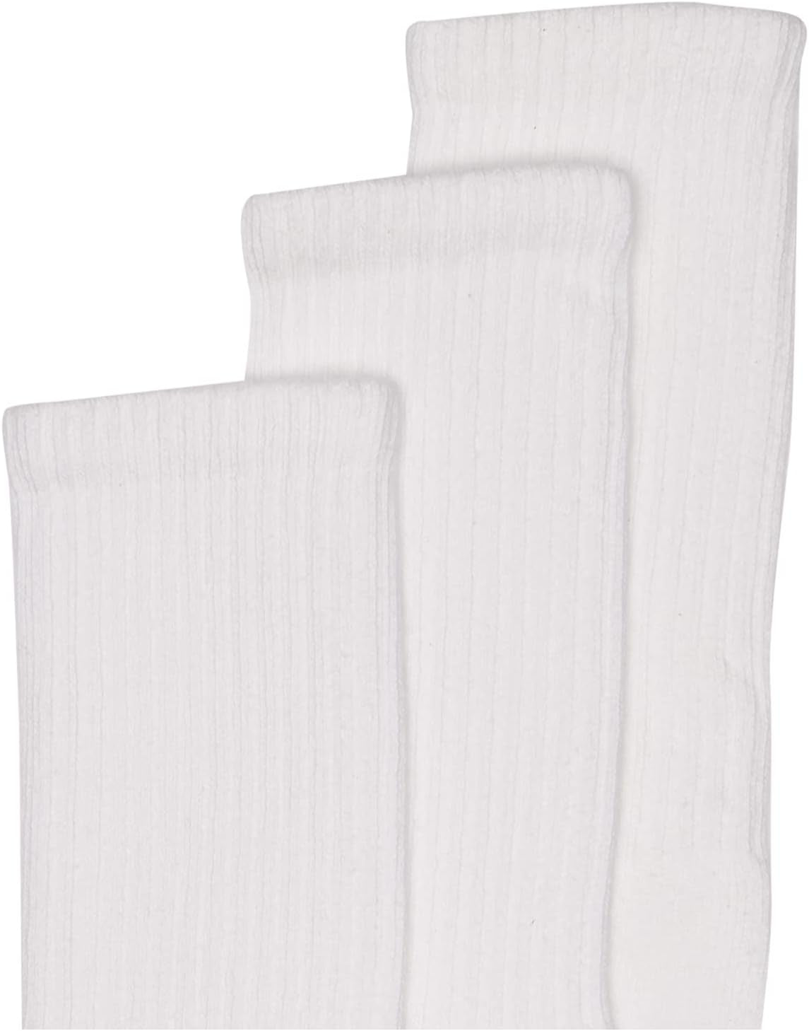 Seamless Toe Athletic Crew Socks 6-Pack