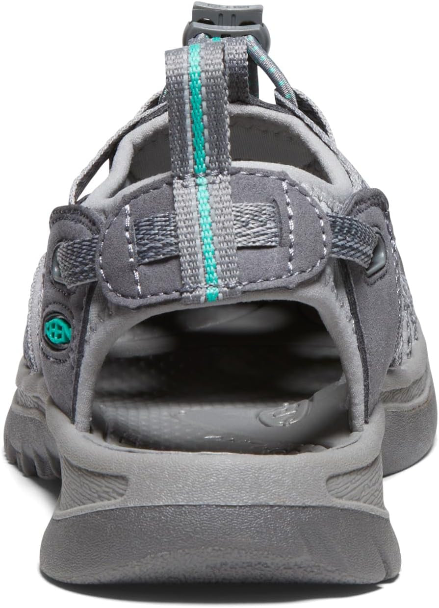 Women'S Whisper Closed Toe Sport Sandals, Medium Grey/Peacock Green, 8 US