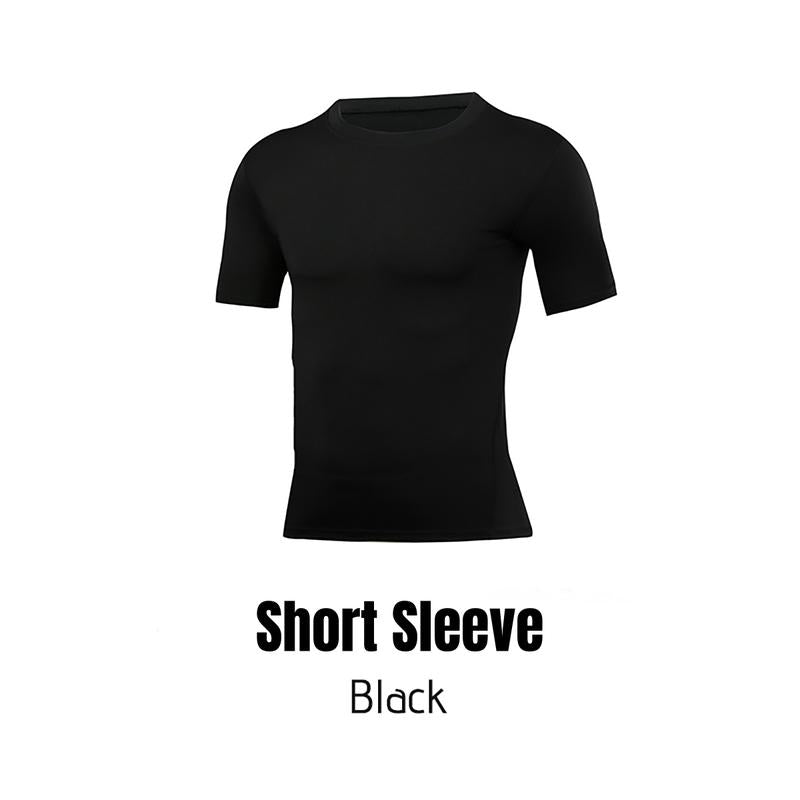 PSYCHE Compression Long Sleeve Shirts for Spring, Quick Drying Breathable Fit Sports T-Shirt, Men'S Sportswear Clothing for Gym Running Football, Mens Sports Clothes Outdoorfun