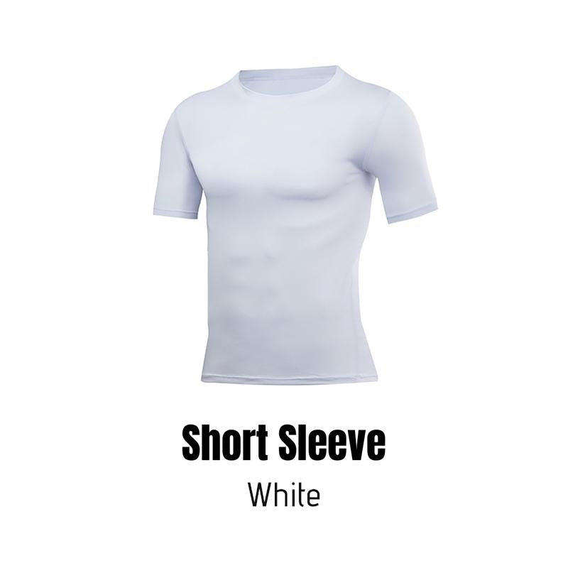 PSYCHE Compression Long Sleeve Shirts for Spring, Quick Drying Breathable Fit Sports T-Shirt, Men'S Sportswear Clothing for Gym Running Football, Mens Sports Clothes Outdoorfun