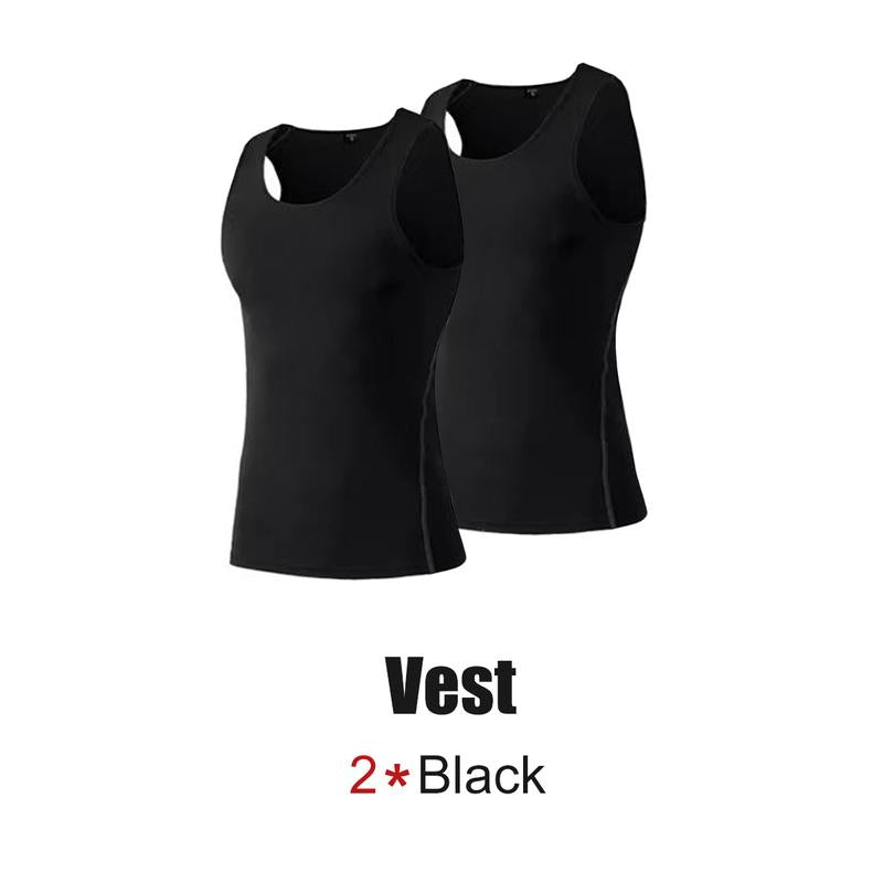 PSYCHE Compression Long Sleeve Shirts for Spring, Quick Drying Breathable Fit Sports T-Shirt, Men'S Sportswear Clothing for Gym Running Football, Mens Sports Clothes Outdoorfun