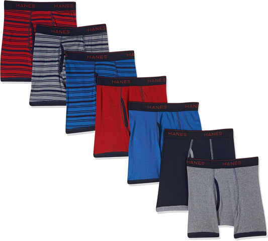 Boys' Comfort Flex Sport Ringer Boxer Briefs