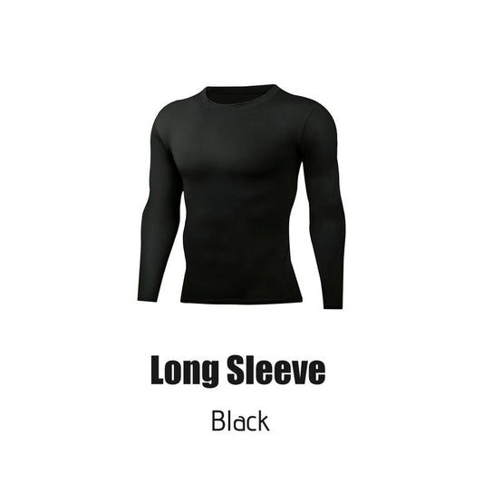PSYCHE 1/2/3 Pack Men'S Long Sleeve Shirts Solid Color Quick Drying Breathable Men'S Sportswear Clothing for Gym Running Football Mens Sports Clothes Activewear High Elastic Fit