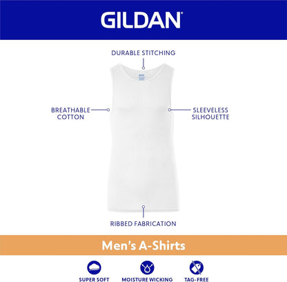 Men'S A-Shirt Tanks, Multipack, Style G1104