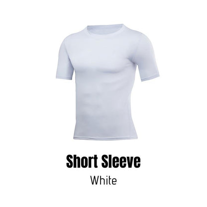 PSYCHE Compression Long Sleeve Shirts for Spring, Quick Drying Breathable Fit Sports T-Shirt, Men'S Sportswear Clothing for Gym Running Football, Mens Sports Clothes Outdoorfun
